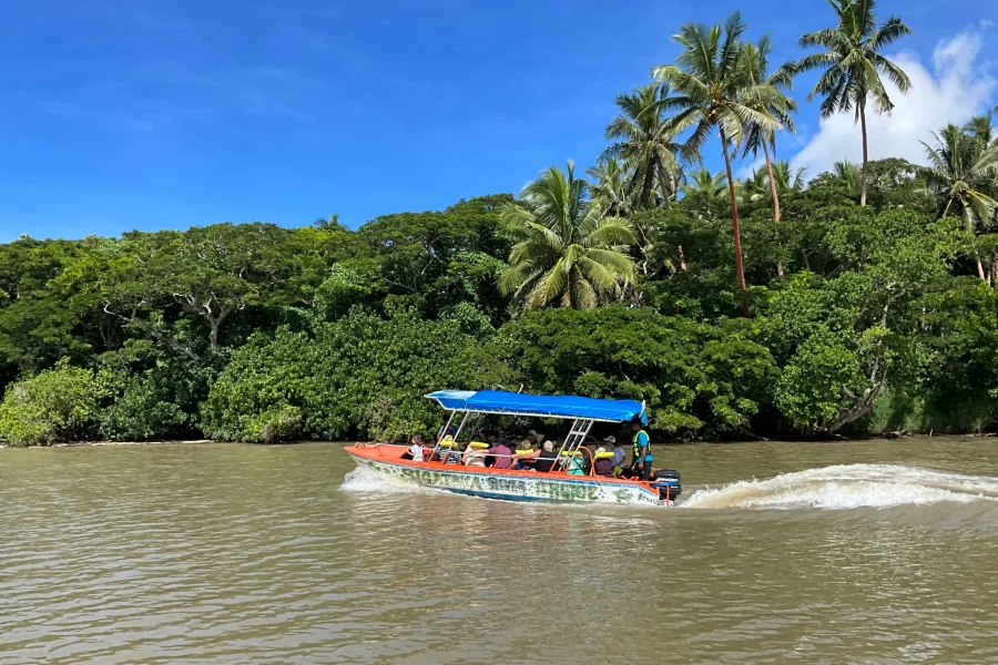 Sigatoka River Cruise Tour & Biausevu Waterfall Tour