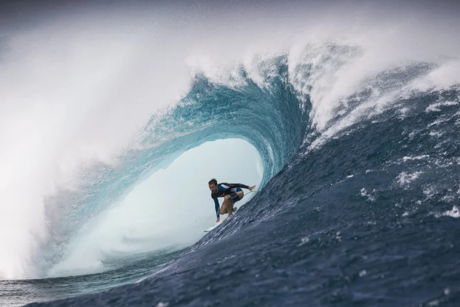 Surfing in Fiji