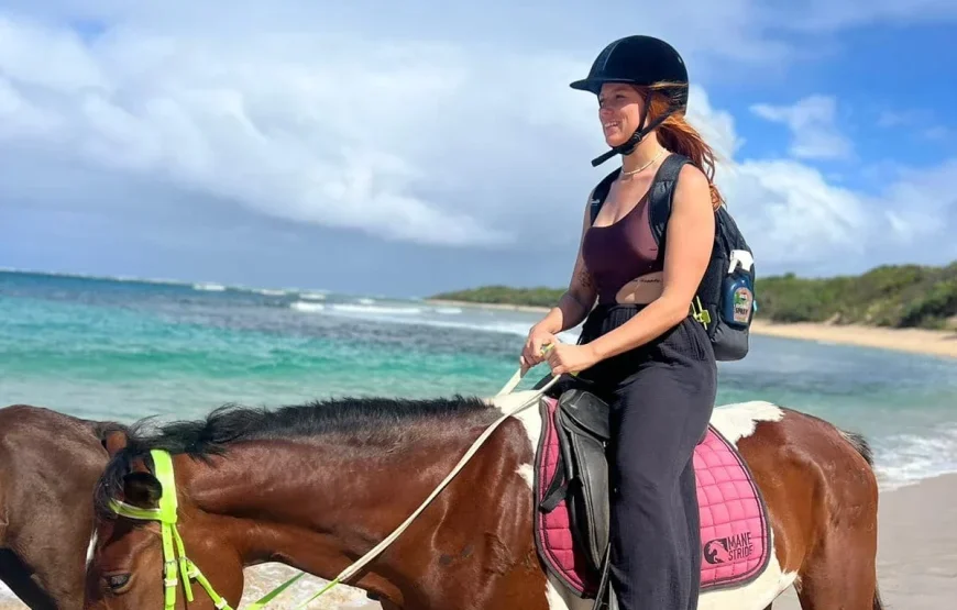 Natadola Beach Horse Riding Fiji – Drone Photography Included